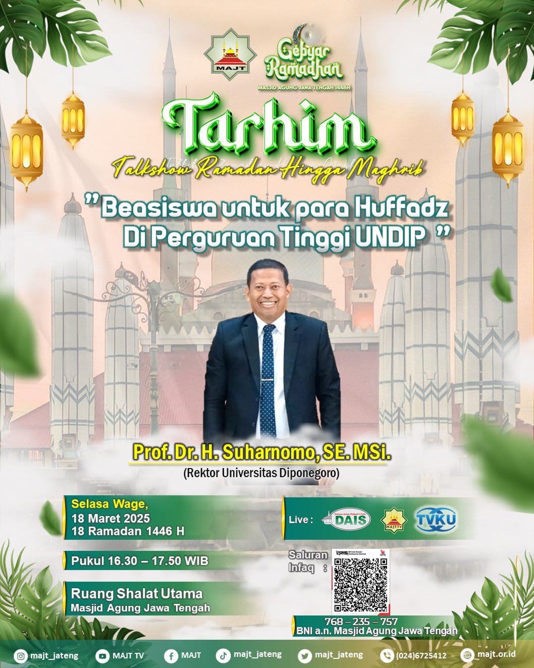  “Beasiswa Untuk Para Huffadz Di Perguruantinggi UNDIP
