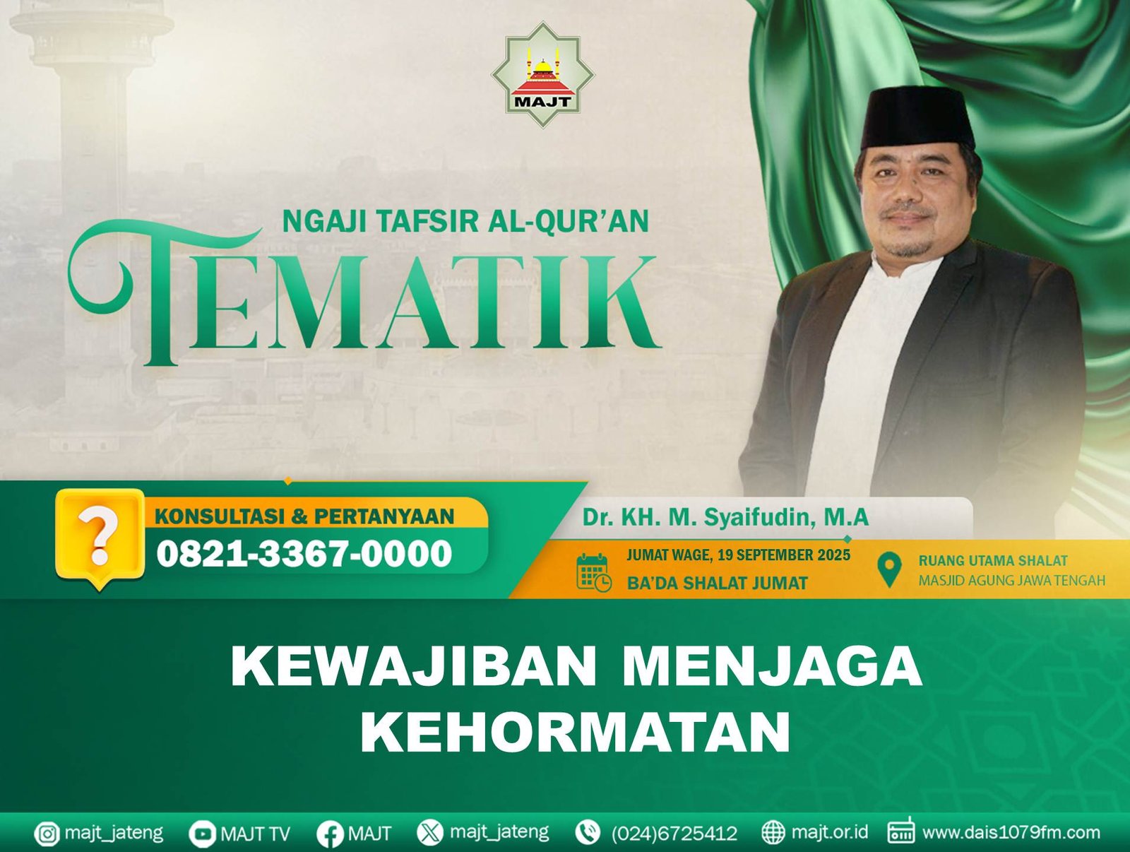 Kewajiban Menjaga Kehormatan