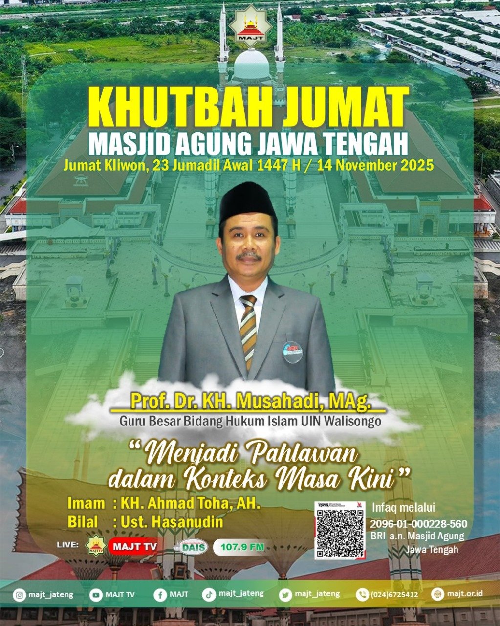 Khotbah Jumat - Menjadi pahlawan dalam konteks masa kini