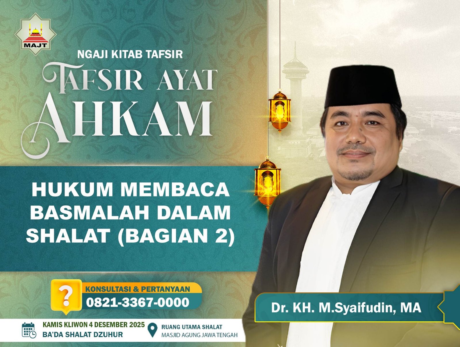 Hukum membaca Basmalah dalam Shalat (Bagian 2)