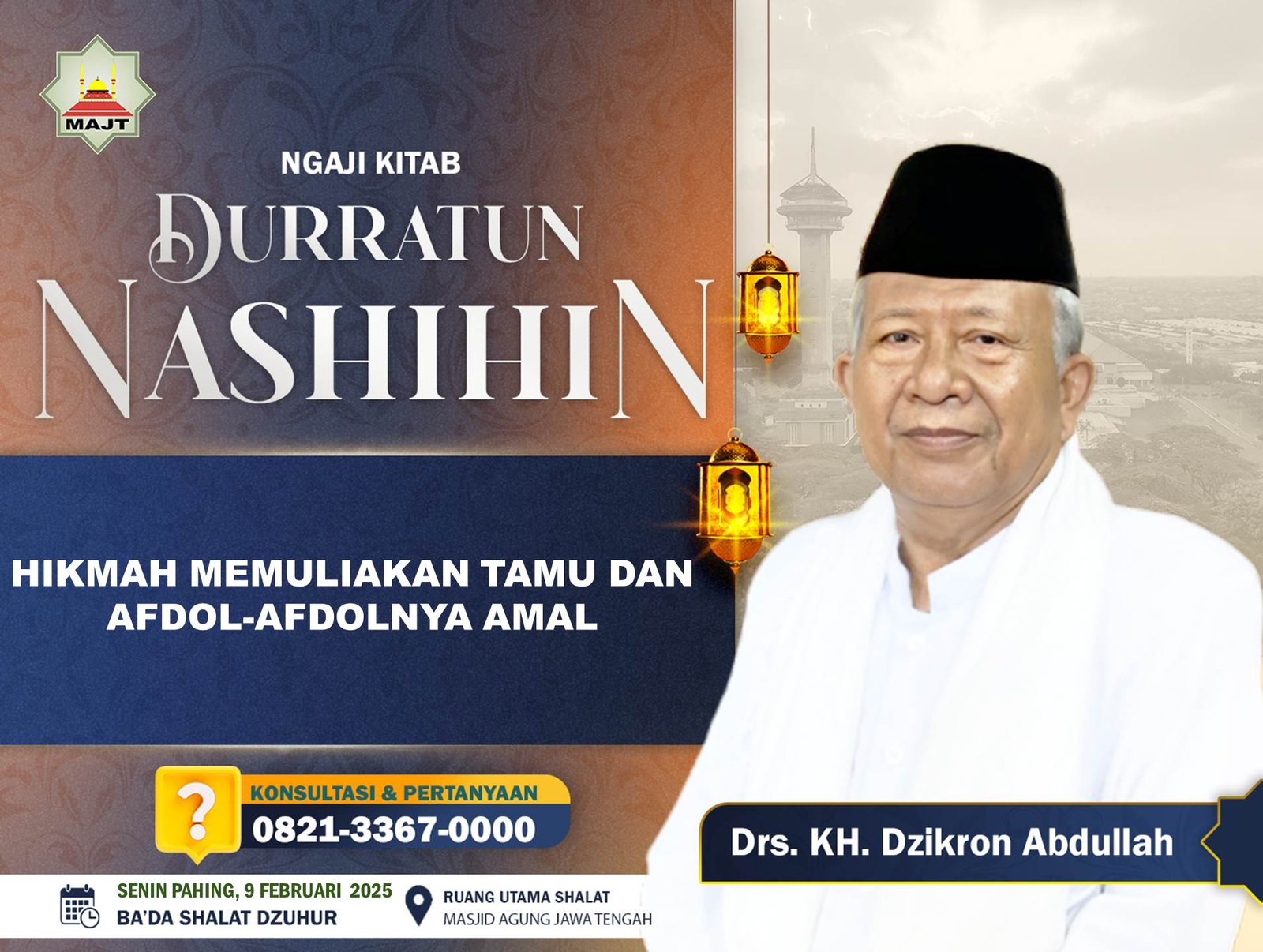 Hikmah memuliakan tamu dan afdol-afdol nya amal