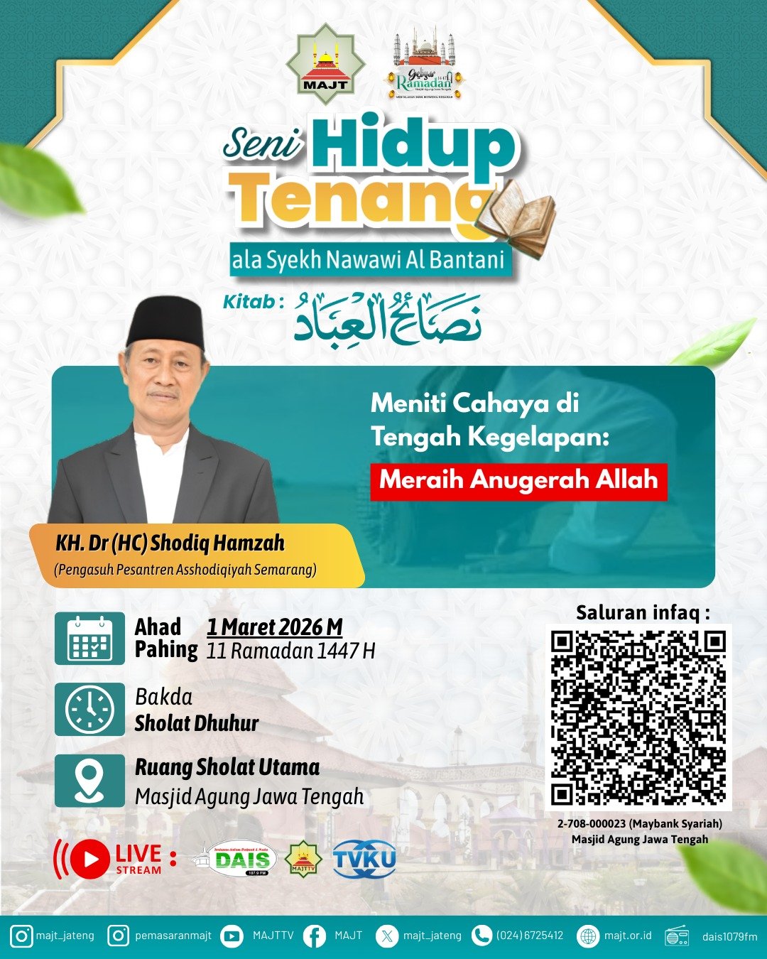 Meniti cahaya di tengah kegelapan : meraih anugrah Allah