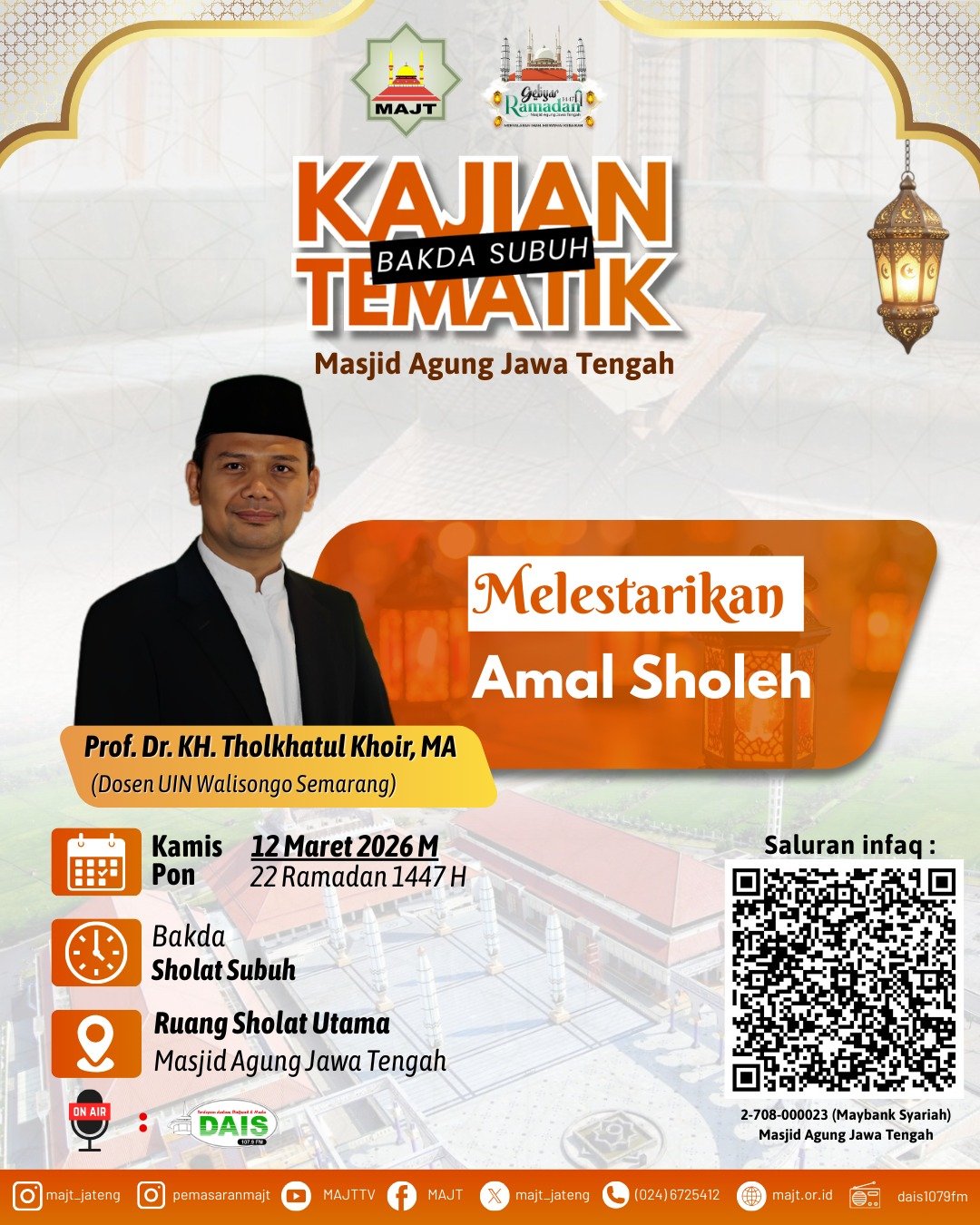 Melestarikan amal sholeh