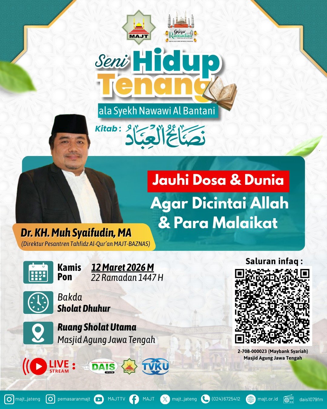 Jauhi dosa & dunia agar dicintai Allah & para Malaikat