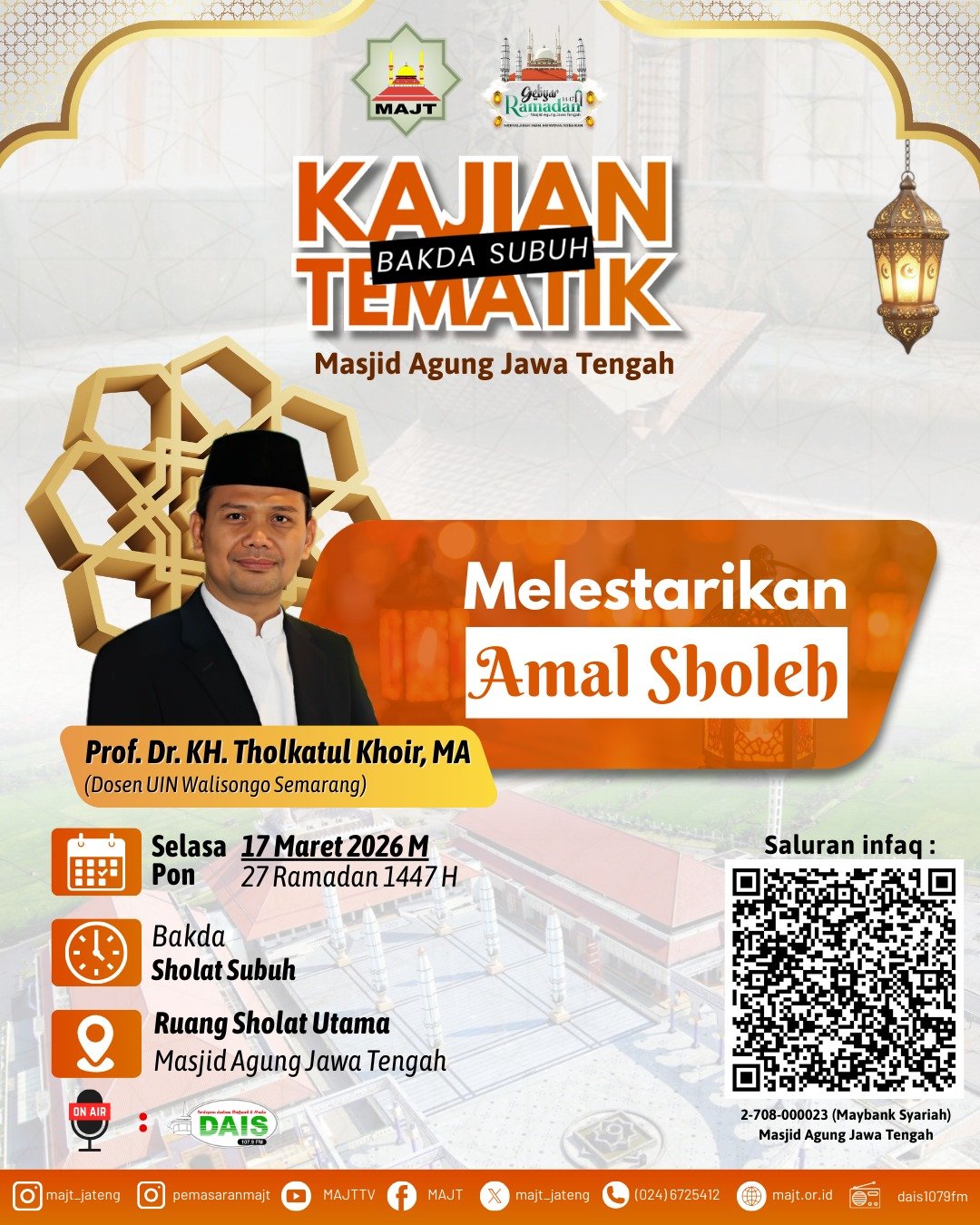 Ngaji Ba'da Subuh - Melestarikan amal sholeh