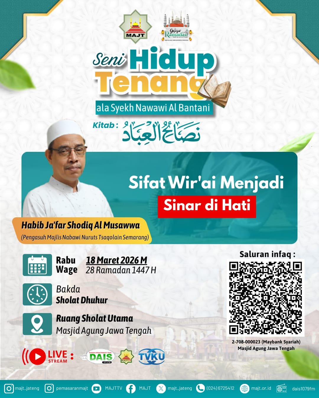 Sifat wir’ai menjadi sinar dihati