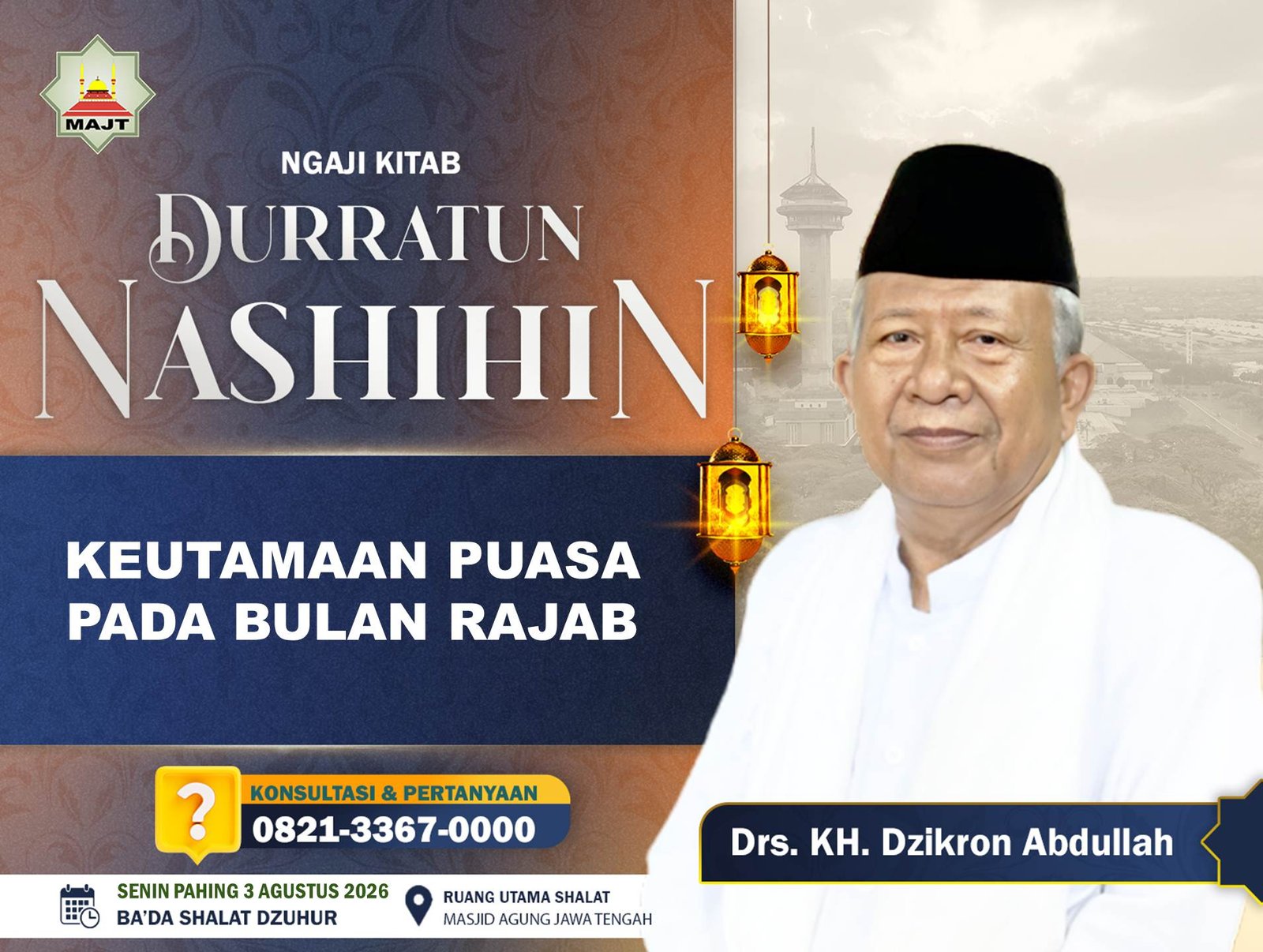 Keutamaan puasa pada bulan Rajab.