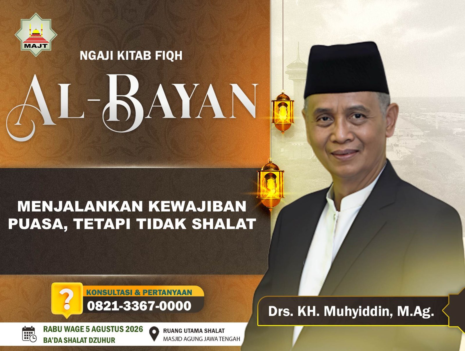 Menjalankan kewajiban puasa, tetapi tidak Shalat 