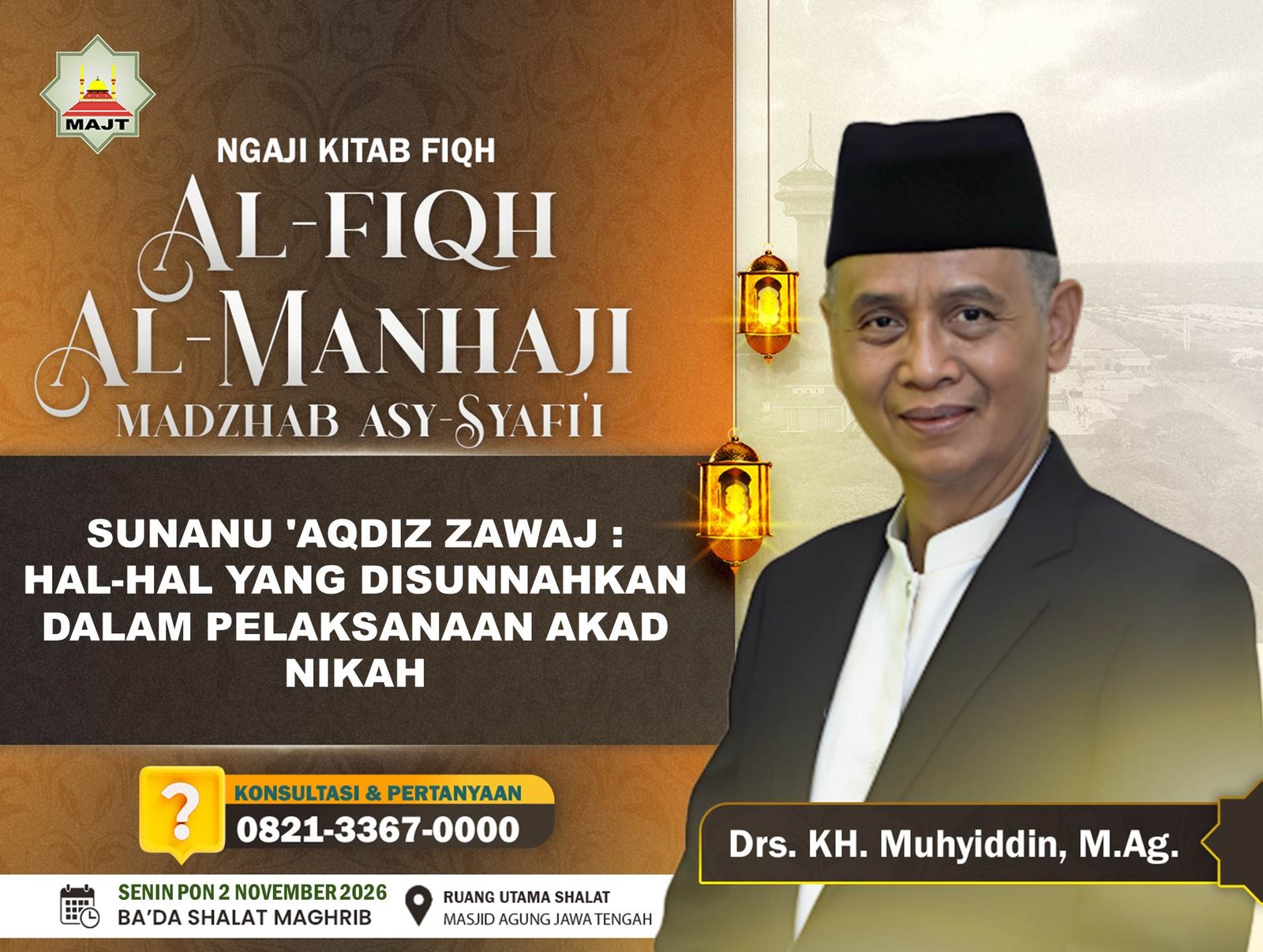 Sunanu 'Aqdiz Zawaj ; Hal-hal yang Disunnahkan dalam Pelaksanaan Akad Nikah