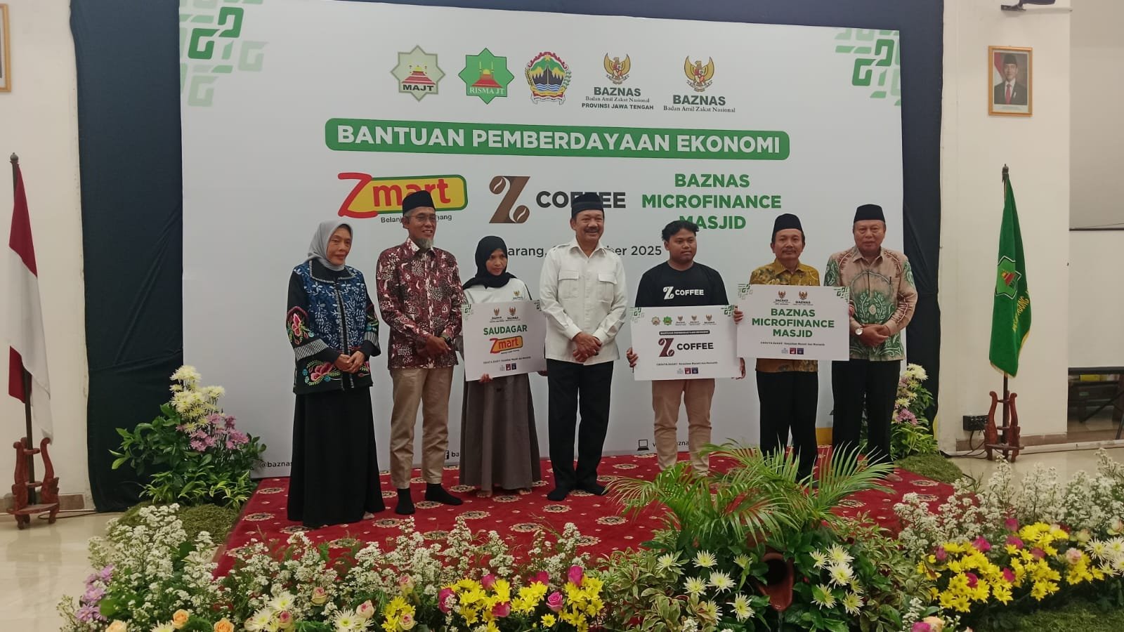 Resmi Diluncurkan Oleh BAZNAS RI Program ZCoffee, BMM, dan 1.300 Zmart di Jawa Tengah